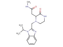 2-{1-[(1-isopropyl-1H-benzimidazol-2-yl)methyl]-3-oxopiperazin-2-yl}-N-methylacetamide