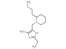 1-[(2-ethyl-4-methyl-1H-imidazol-5-yl)methyl]-2-(2-methoxyethyl)piperidine