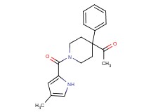 1-{1-[(4-methyl-1H-pyrrol-2-yl)carbonyl]-4-phenyl-4-piperidinyl}ethanone