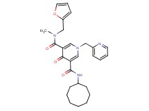N'-cyclooctyl-N-(2-furylmethyl)-N-methyl-4-oxo-1-(2-pyridinylmethyl)-1,4-dihydro-3,5-pyridinedicarboxamide