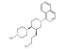 3-[(3R*,4S*)-1-isoquinolin-1-yl-4-(4-methylpiperazin-1-yl)piperidin-3-yl]propan-1-ol