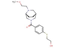 2-[(4-{[(1R*,5R*)-6-(2-methoxyethyl)-3,6-diazabicyclo[3.2.2]non-3-yl]carbonyl}phenyl)thio]ethanol