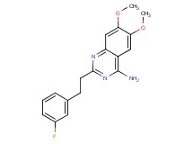 2-[2-(3-fluorophenyl)ethyl]-6,7-dimethoxyquinazolin-4-amine