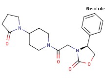 (4S)-3-{2-oxo-2-[4-(2-oxopyrrolidin-1-yl)piperidin-1-yl]ethyl}-4-phenyl-1,3-oxazolidin-2-one