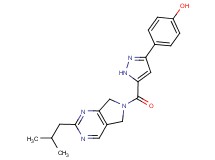 4-{5-[(2-isobutyl-5,7-dihydro-6H-pyrrolo[3,4-d]pyrimidin-6-yl)carbonyl]-1H-pyrazol-3-yl}phenol