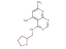 5,7-dimethyl-N-(tetrahydrofuran-2-ylmethyl)pyrido[2,3-d]pyrimidin-4-amine