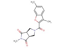 (3aR*,6aS*)-5-[(3,6-dimethyl-1-benzofuran-2-yl)carbonyl]-2-methyltetrahydropyrrolo[3,4-c]pyrrole-1,3(2H,3aH)-dione