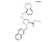 (4R)-4-[(2,3-dimethoxybenzyl)amino]-N-methyl-1-(2-naphthylmethyl)-L-prolinamide
