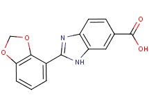 2-(1,3-benzodioxol-4-yl)-1H-benzimidazole-6-carboxylic acid