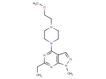 6-ethyl-4-[4-(2-methoxyethyl)-1-piperazinyl]-1-methyl-1H-pyrazolo[3,4-d]pyrimidine