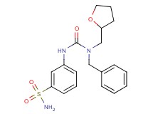 3-({[benzyl(tetrahydrofuran-2-ylmethyl)amino]carbonyl}amino)benzenesulfonamide