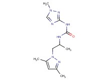 N-[2-(3,5-dimethyl-1H-pyrazol-1-yl)-1-methylethyl]-N'-(1-methyl-1H-1,2,4-triazol-3-yl)urea