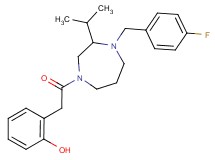 2-{2-[4-(4-fluorobenzyl)-3-isopropyl-1,4-diazepan-1-yl]-2-oxoethyl}phenol