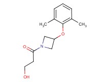 3-[3-(2,6-dimethylphenoxy)-1-azetidinyl]-3-oxo-1-propanol