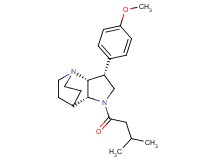 (3R*,3aR*,7aR*)-3-(4-methoxyphenyl)-1-(3-methylbutanoyl)octahydro-4,7-ethanopyrrolo[3,2-b]pyridine