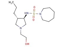 N-[rel-(3R,4S)-1-(2-hydroxyethyl)-4-propyl-3-pyrrolidinyl]-1-azepanesulfonamide hydrochloride