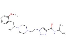 N-isopropyl-1-(2-{4-[2-(2-methoxyphenyl)-1-methylethyl]-1-piperazinyl}ethyl)-1H-1,2,3-triazole-4-carboxamide