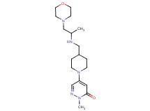 2-methyl-5-(4-{[(1-methyl-2-morpholin-4-ylethyl)amino]methyl}piperidin-1-yl)pyridazin-3(2H)-one