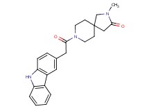 8-(9H-carbazol-3-ylacetyl)-2-methyl-2,8-diazaspiro[4.5]decan-3-one