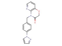 4-[4-(1H-pyrazol-1-yl)benzyl]-2H-pyrido[3,2-b][1,4]oxazin-3(4H)-one
