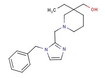{1-[(1-benzyl-1H-imidazol-2-yl)methyl]-3-ethylpiperidin-3-yl}methanol