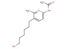 N-[5-(6-hydroxyhexyl)-6-methylpyridin-2-yl]acetamide
