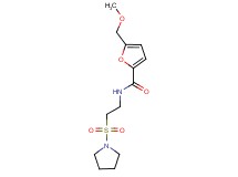 5-(methoxymethyl)-N-[2-(pyrrolidin-1-ylsulfonyl)ethyl]-2-furamide