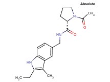 (2S)-1-acetyl-N-[(2-ethyl-3-methyl-1H-indol-5-yl)methyl]pyrrolidine-2-carboxamide
