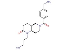 rel-(4aS,8aR)-6-[4-(aminomethyl)benzoyl]-1-(3-aminopropyl)octahydro-1,6-naphthyridin-2(1H)-one dihydrochloride