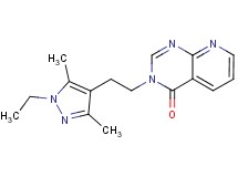 3-[2-(1-ethyl-3,5-dimethyl-1H-pyrazol-4-yl)ethyl]pyrido[2,3-d]pyrimidin-4(3H)-one