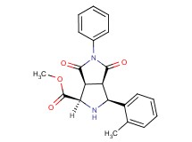 methyl (1R*,3S*,3aR*,6aS*)-3-(2-methylphenyl)-4,6-dioxo-5-phenyloctahydropyrrolo[3,4-c]pyrrole-1-carboxylate