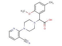 [4-(3-cyanopyridin-2-yl)piperazin-1-yl](2-methoxy-5-methylphenyl)acetic acid