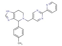 4-(4-methylphenyl)-5-[(2-pyridin-2-ylpyrimidin-5-yl)methyl]-4,5,6,7-tetrahydro-1H-imidazo[4,5-c]pyridine