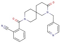2-{[3-oxo-2-(pyridin-4-ylmethyl)-2,9-diazaspiro[5.5]undec-9-yl]carbonyl}benzonitrile