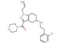 1-allyl-N-[2-(2-chlorophenyl)ethyl]-3-(4-morpholinylcarbonyl)-4,5,6,7-tetrahydro-1H-indazol-5-amine