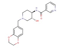 N-[(3R*,4R*)-1-(2,3-dihydro-1,4-benzodioxin-6-ylmethyl)-3-hydroxypiperidin-4-yl]nicotinamide