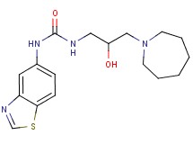 N-(3-azepan-1-yl-2-hydroxypropyl)-N'-1,3-benzothiazol-5-ylurea