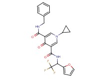 N-benzyl-1-cyclopropyl-4-oxo-N'-[2,2,2-trifluoro-1-(2-furyl)ethyl]-1,4-dihydro-3,5-pyridinedicarboxamide