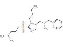 ({1-butyl-2-[(4-methylpentyl)sulfonyl]-1H-imidazol-5-yl}methyl)methyl(2-pyridinylmethyl)amine