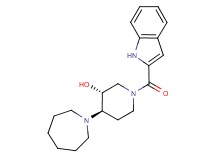(3R*,4R*)-4-(1-azepanyl)-1-(1H-indol-2-ylcarbonyl)-3-piperidinol