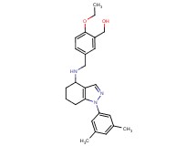 [5-({[1-(3,5-dimethylphenyl)-4,5,6,7-tetrahydro-1H-indazol-4-yl]amino}methyl)-2-ethoxyphenyl]methanol