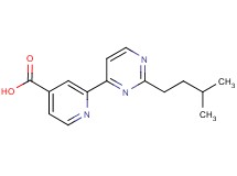 2-[2-(3-methylbutyl)pyrimidin-4-yl]isonicotinic acid