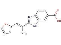 2-[(E)-2-(2-furyl)-1-methylvinyl]-1H-benzimidazole-6-carboxylic acid