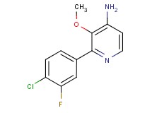 2-(4-chloro-3-fluorophenyl)-3-methoxypyridin-4-amine