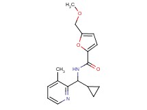 N-[cyclopropyl(3-methylpyridin-2-yl)methyl]-5-(methoxymethyl)-2-furamide