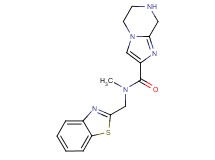 N-(1,3-benzothiazol-2-ylmethyl)-N-methyl-5,6,7,8-tetrahydroimidazo[1,2-a]pyrazine-2-carboxamide