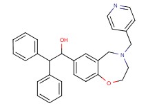 2,2-diphenyl-1-[4-(4-pyridinylmethyl)-2,3,4,5-tetrahydro-1,4-benzoxazepin-7-yl]ethanol