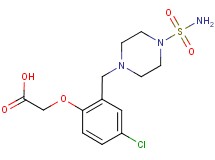 (2-{[4-(aminosulfonyl)piperazin-1-yl]methyl}-4-chlorophenoxy)acetic acid