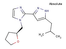 5-isobutyl-3-{1-[(2S)-tetrahydrofuran-2-ylmethyl]-1H-imidazol-2-yl}-1H-pyrazole
