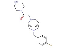 rel-(1S,5R)-3-(4-fluorobenzyl)-6-[2-oxo-2-(1-piperazinyl)ethyl]-3,6-diazabicyclo[3.2.2]nonane dihydrochloride
